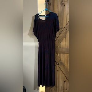 Elegant Navy Blue Dress